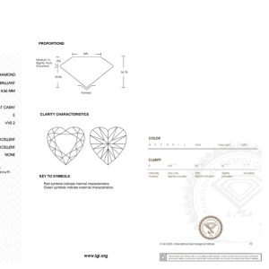 Lab-grown diamond 1.57 ct E VVS2 CVD 